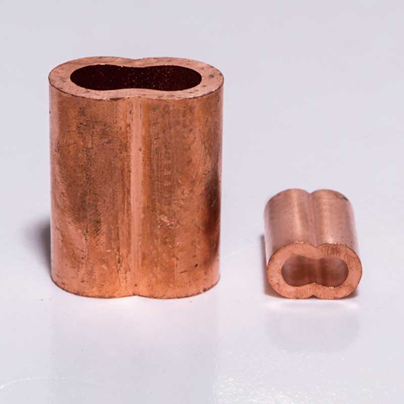 Copper Hourglass Ferrule